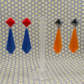 Boucles d’oreilles Retro Lucite