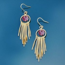 boucles d'oreilles d'inspiration des andes, apaches, de style Boho, pendantes et originales, ploom bijoux