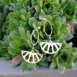 boucles d'oreilles Lemon originales femme ploom bijoux createur français