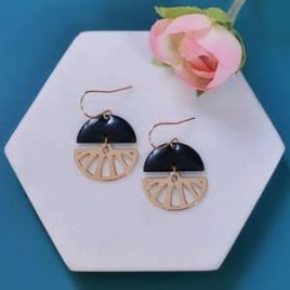 boucles d'oreilles Limonade originales femme ploom bijoux createur français or fin