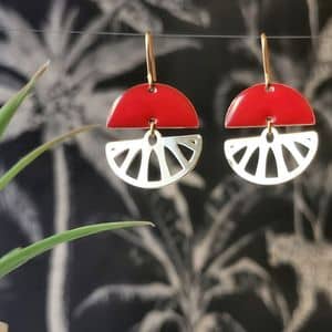 boucles d'oreilles Limonade originales femme ploom bijoux createur français or fin