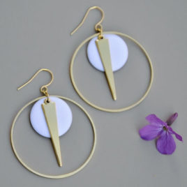 boucles d'oreilles Alaska originales femme ploom bijoux createur français