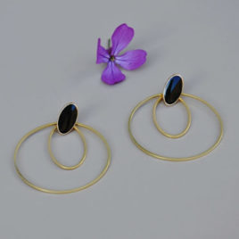 boucles d'oreilles Circles originales femme ploom bijoux createur français